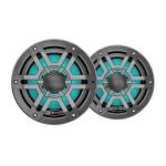 JL Audio M200 Marine Speakers 6.5" LED w/Grey Sport Grille