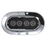 OceanLED X-Series X4 Colours w/Stainless Steel Bezel