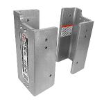 Bob's Machine 6" Fixed Setback Brackets w/1.5" Built-In Lift - Silver