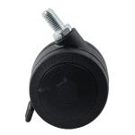 Springfield 5-Legged Deck Base Caster Replacement - 75mm w/Brake Urethane