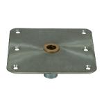 Springfield KingPin™ Standard Square Steel Base w/Brass - 7"x7"