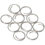 Barton Stainless Steel Large Split Rings - 14mm - 10-Pack
