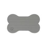 SeaDek Dog Bowl Mat - Storm Grey/Black - Medium - 12.5" x 24"