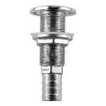 Attwood Stainless Steel Thru-Hull Standard Straight Barbed - 3/4" Inner Diameter 