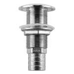 Attwood Stainless Steel Thru-Hull Standard Straight Barbed - 1" Inner Diameter 