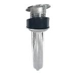 Tigress 10.5" 15-Degree Swivel Rod Holder - Screwless - Stainless Steel