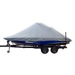 Carver Sun-DURA® Specialty Boat Cover f/23.5' Inboard Tournament Ski Boats w/Wide Bow & Swim Platform - Grey