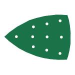 RUPES PROCUT Film Delta Abrasive Sheet 100mm x150mm (4" x 6") - 10 Holes - P180 Grit *Box of 100pcs