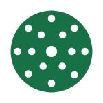 RUPES PROCUT Film Abrasive Discs 150mm (6") - 15 Holes - P1000 Grit *Box of 50pcs