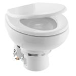 Dometic™ MasterFlush 7160 White Electric Macerating Toilet w/Orbit Base, Raw Water Flush - 12V