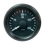 VDO SingleViu 52mm (2-1/16") Oil Temp. Gauge - Euro - 150° C - 322-18 Ohm