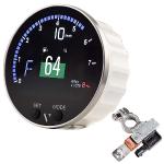 Veratron 85mm (3-3/8") VMH-35S Multifunction Gauge w/Voltage Dependent (0-5V) Sensor Input & Battery Sensor