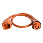 SmartPlug 30A Female Twist-Type Connector to 30A SmartPlug Male Connector