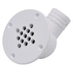 T-M Marine 90-Degree Cockpit Scupper Drain - White