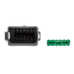 Bluewater 12 Position Male Deutsch Connector w/Wedge Lock