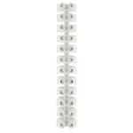 Pacer 40A Euro Style Terminal Block - 12 Positions - 5 Pack