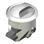 Southco Novibra Push To Latch - White