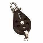 Barton Size 2 35mm Plain Bearing Pulley Block Single Swivel & Becket