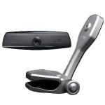 PTM Watersports Mirror/Bracket Kit w/VR-140 PRO Mirror & ZXR-320 (Silver)