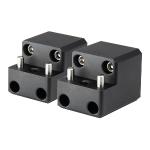 PTM Watersports Board Rack Mount - 4 Bolt - Black - Pair