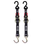 Rod Saver Rubber Ratchet Tie-Down - 1" x 4' - Pair