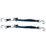 Rod Saver Stainless Steel Ratchet Tie-Down - 1" x 3' - Pair