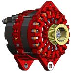 Balmar Alternator 250 AMP 12V 3.15" Dual Foot Saddle K6 Pulley f/ Yanmar Commmon Rail Engines